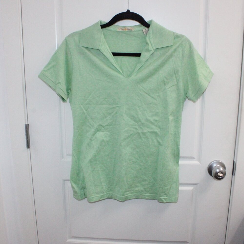 Peter Millar V Neck Polo Short Sleeve Sleeve Shirt Size Medium‎